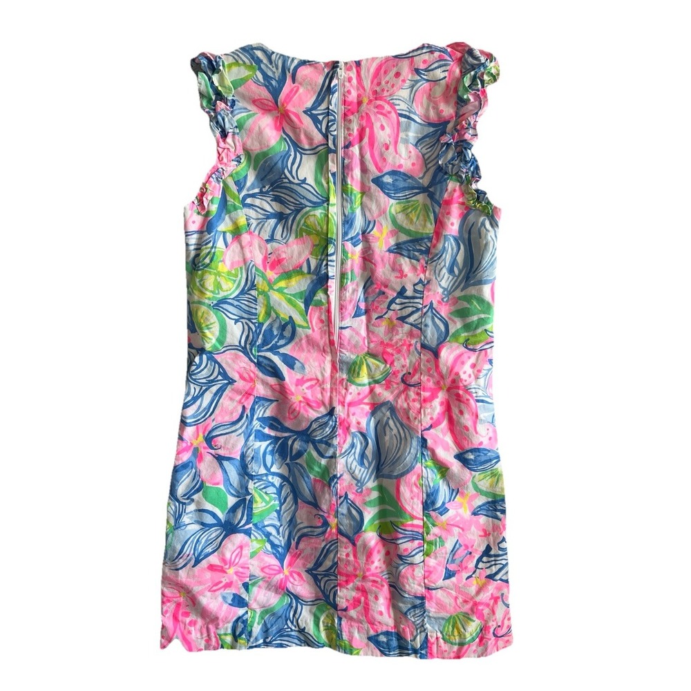 Lilly Pulitzer Mini Steffi Shift Dress Havana Cocktail Print Girls Sz 14 - Picture 4 of 6